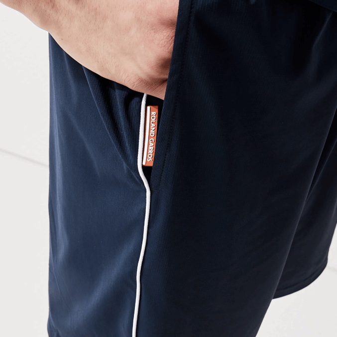 blanco azul marino r20 VVL0A1546 hombres Lacoste shorts deportivos ligeros y elásticos de edición abierta francesa