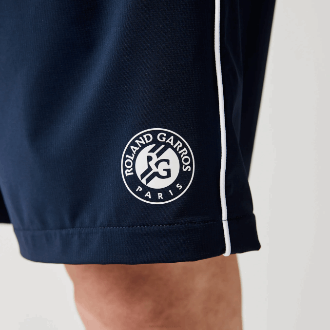 blanco azul marino r20 VVL0A1546 hombres Lacoste shorts deportivos ligeros y elásticos de edición abierta francesa