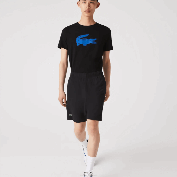 blanco negro 258 VVL0A1410 hombres Lacoste pantalones cortos deportivos ultraligeros