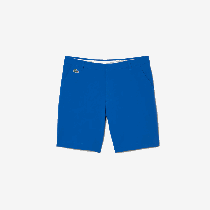 kxb azul VVL0A444 hombres Lacoste shorts deportivos de golf ligeros y elásticos