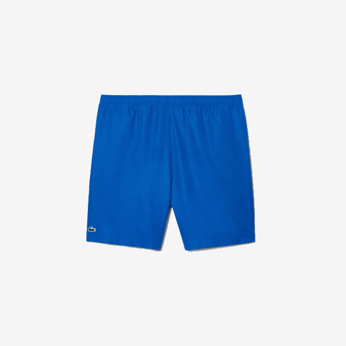 kxb azul VVL0A457 hombres Lacoste shorts deportivos con franja del logo - tallas grandes - grande