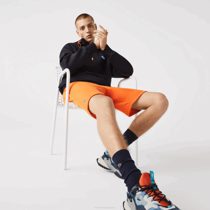 naranja tv1 VVL0A1577 hombres Lacoste pantalones cortos deportivos de tenis