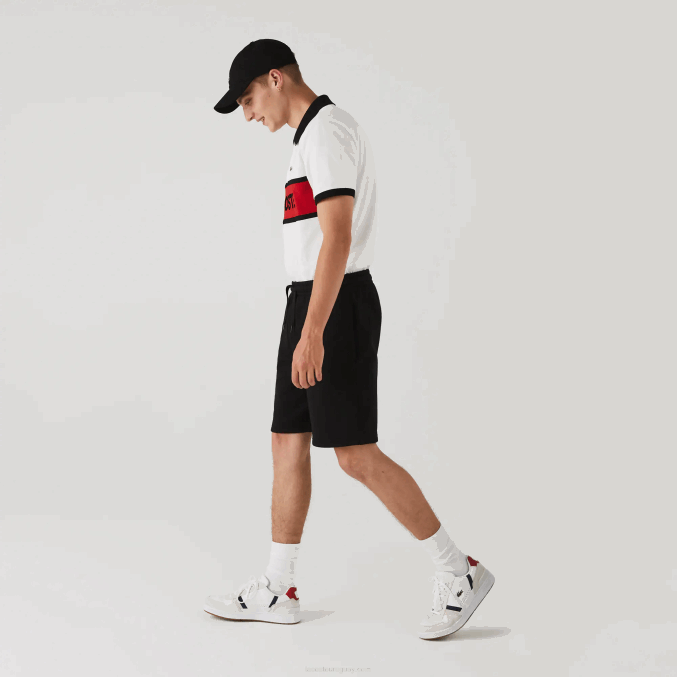 negro 031 VVL0A1337 hombres Lacoste pantalones cortos deportivos de tenis