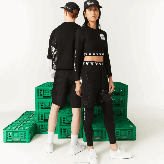 negro 031 VVL0A1634 hombres Lacoste bermudas de nailon live x minecraft