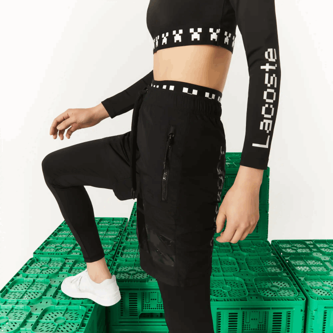 negro 031 VVL0A1634 hombres Lacoste bermudas de nailon live x minecraft