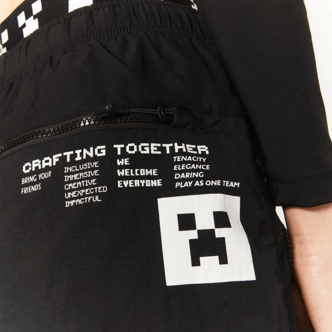 negro 031 VVL0A1634 hombres Lacoste bermudas de nailon live x minecraft