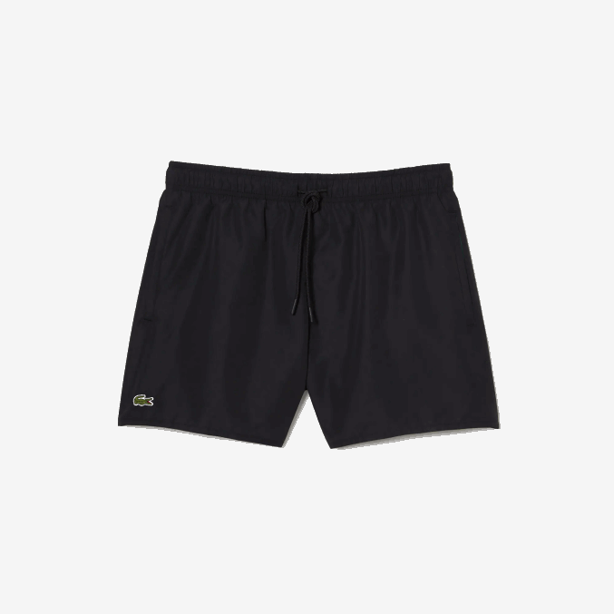 negro verde 964 VVL0A534 hombres Lacoste shorts de baño ligeros de secado rápido