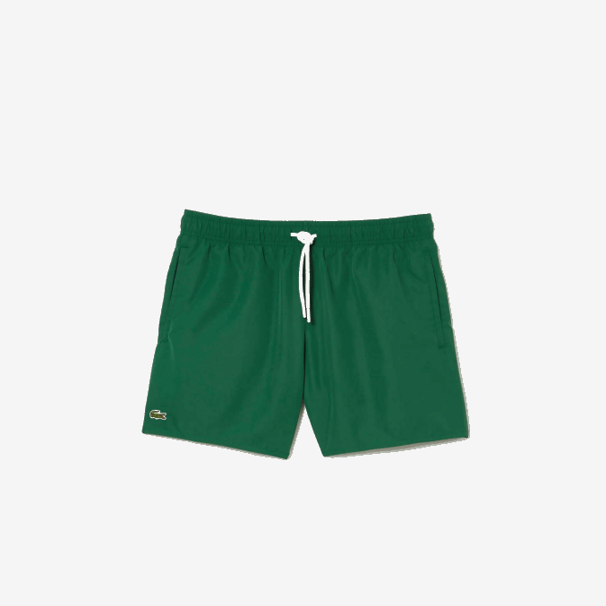 verde azul marino 381 VVL0A540 hombres Lacoste shorts de baño ligeros de secado rápido