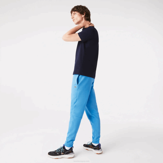 azul 4xa VVL0A1086 hombres Lacoste pantalones de chándal tapered fit