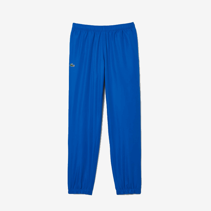 azul k1q VVL0A1087 hombres Lacoste pantalones deportivos de tenis con estampado lateral
