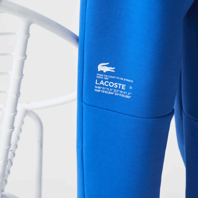 azul k1q VVL0A975 hombres Lacoste pantalones de chándal de corte slim con logo
