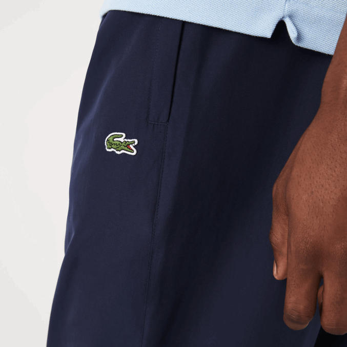 azul marino 166 VVL0A332 hombres Lacoste pantalones de chándal repelentes al agua regular fit