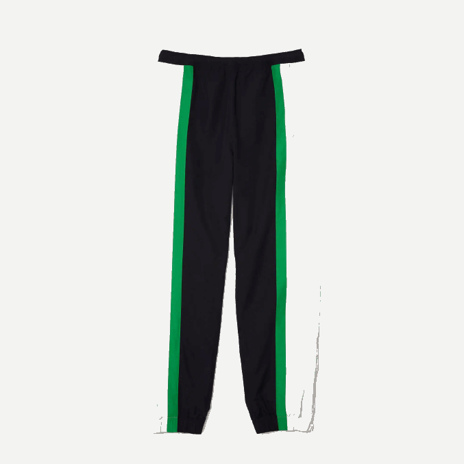 azul marino blanco verde 19v VVL0A1180 hombres Lacoste pantalones de chándal ligeros repelentes al agua con bloques de color