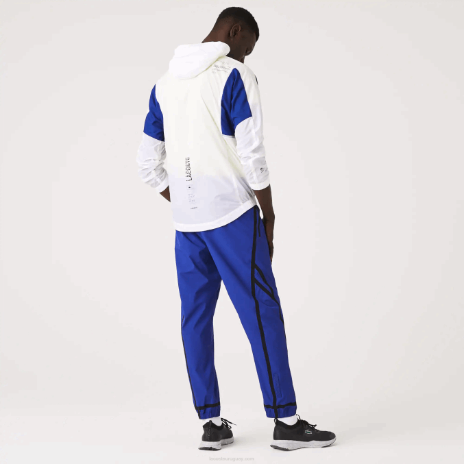 bdm azul VVL0A1130 hombres Lacoste pantalones de chándal ligeros