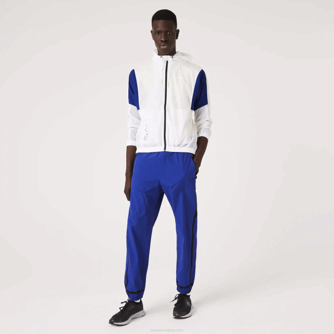 bdm azul VVL0A1130 hombres Lacoste pantalones de chándal ligeros