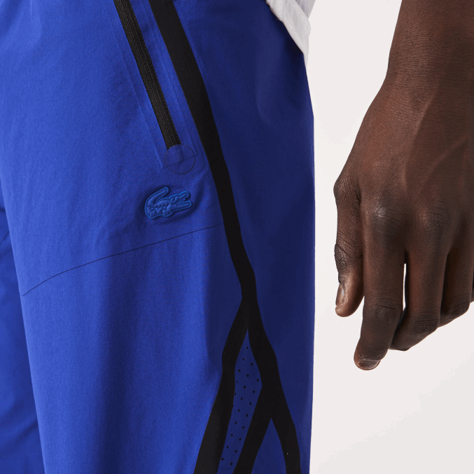 bdm azul VVL0A1130 hombres Lacoste pantalones de chándal ligeros