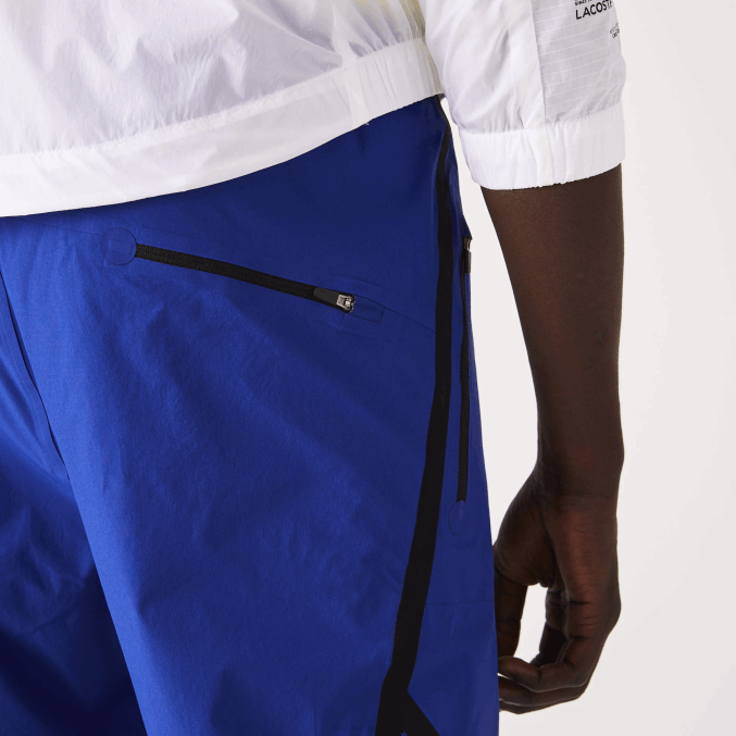 bdm azul VVL0A1130 hombres Lacoste pantalones de chándal ligeros