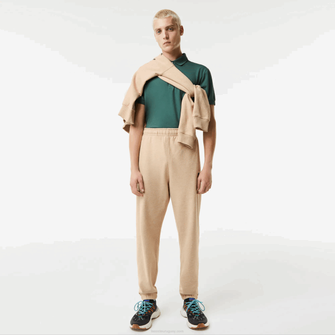 beis 4jw VVL0A1013 hombres Lacoste pantalones deportivos estampados