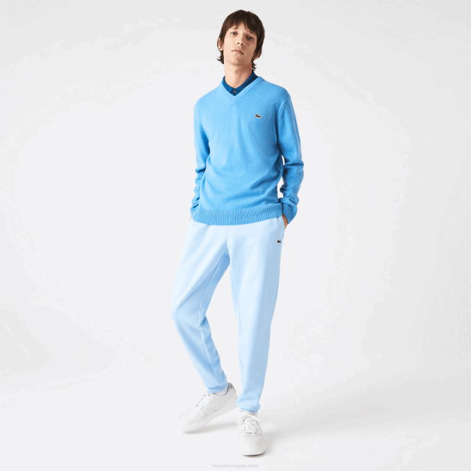 hbp azul VVL0A1008 hombres Lacoste pantalones de chándal tapered fit