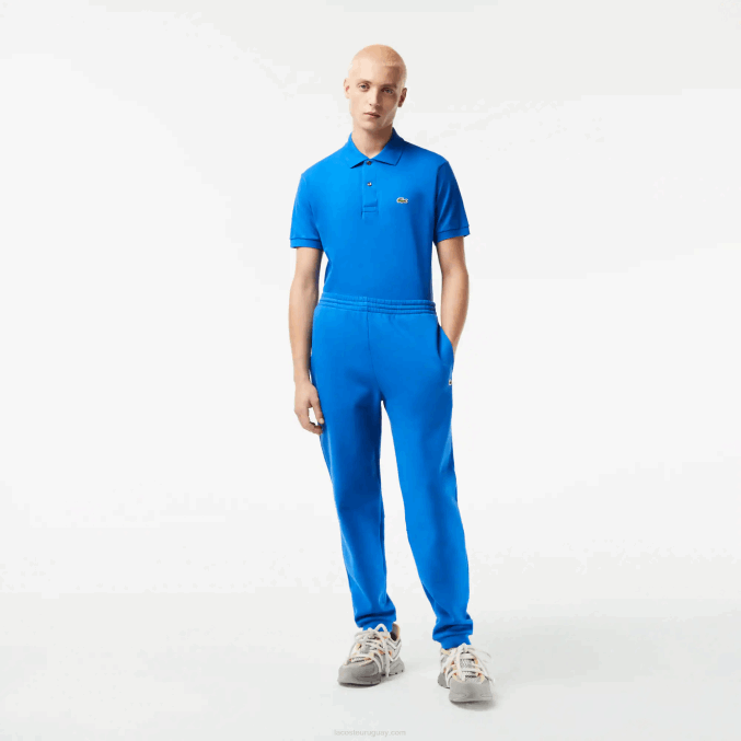 kxb azul VVL0A357 hombres Lacoste pantalones de chándal tapered fit