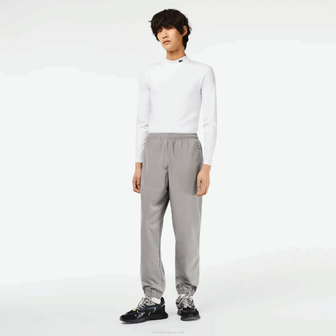 kzw gris VVL0A303 hombres Lacoste pantalones de chándal con coordenadas gps