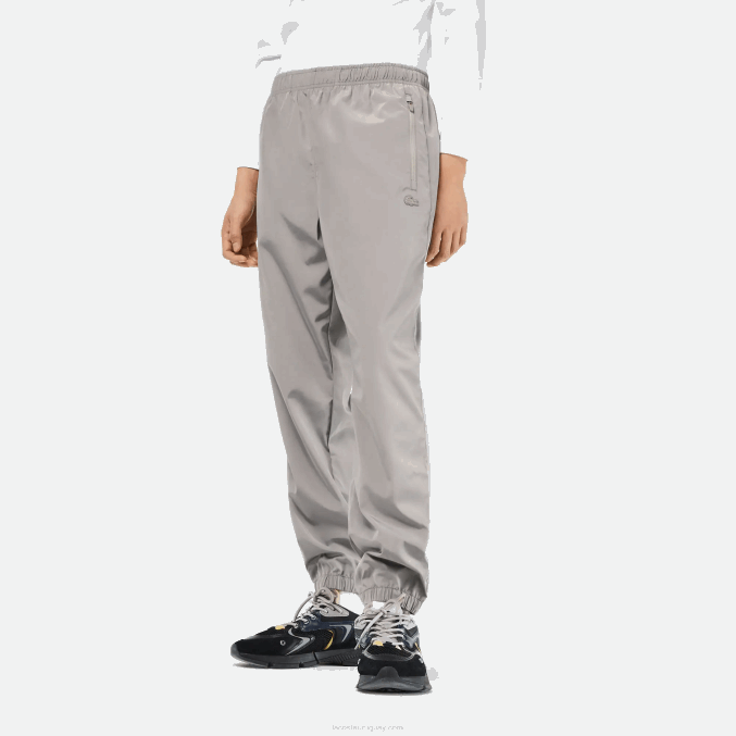 kzw gris VVL0A303 hombres Lacoste pantalones de chándal con coordenadas gps