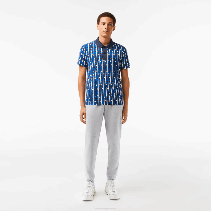 lomo gris cca VVL0A1061 hombres Lacoste pantalones de chándal tapered fit