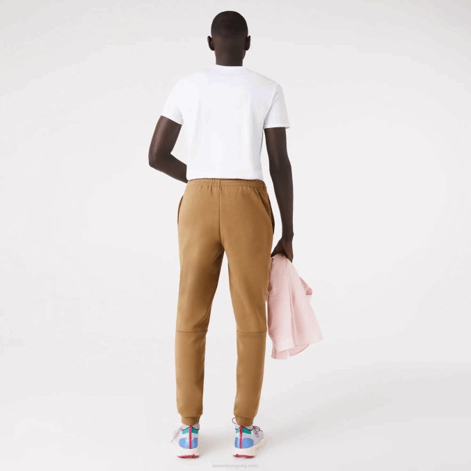 marrón z0w VVL0A1025 hombres Lacoste pantalones de chándal tapered fit