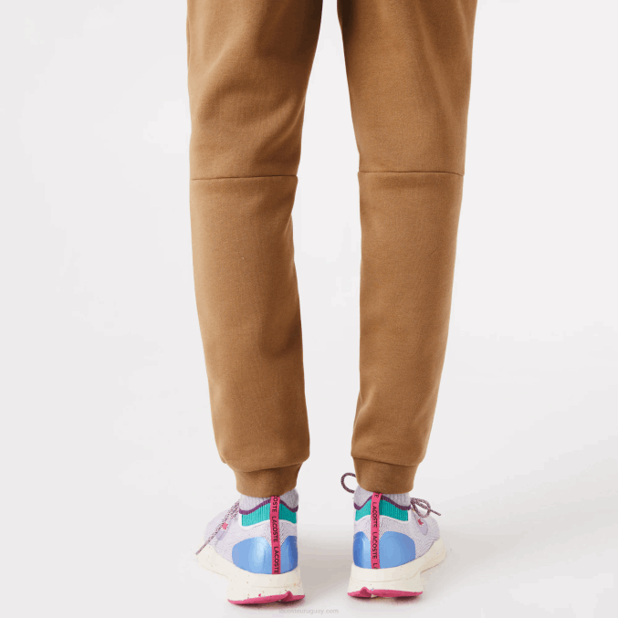 marrón z0w VVL0A1025 hombres Lacoste pantalones de chándal tapered fit