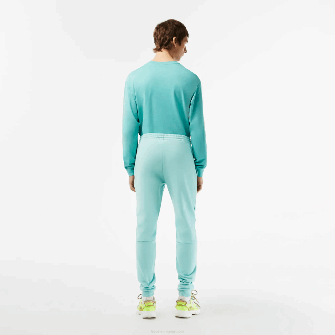 menta lgf VVL0A345 hombres Lacoste pantalones de chándal tapered fit