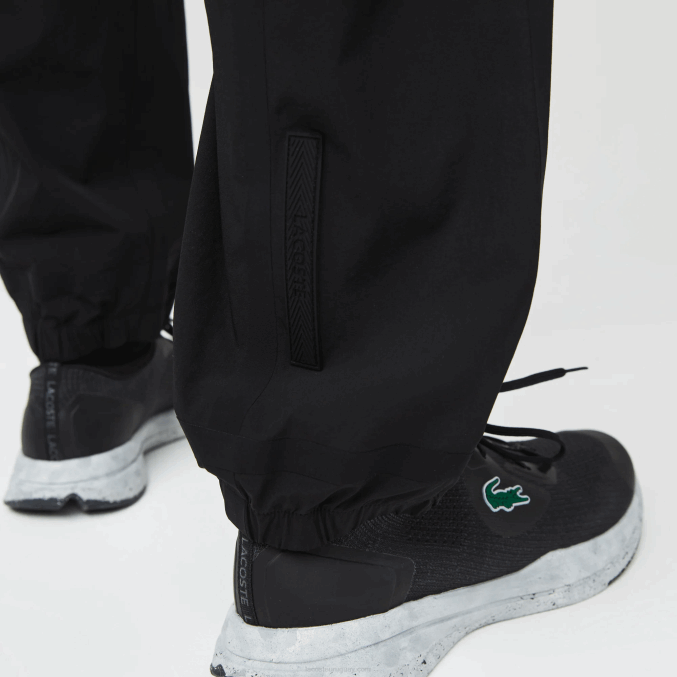 negro 031 VVL0A1131 hombres Lacoste pantalones de chándal ligeros