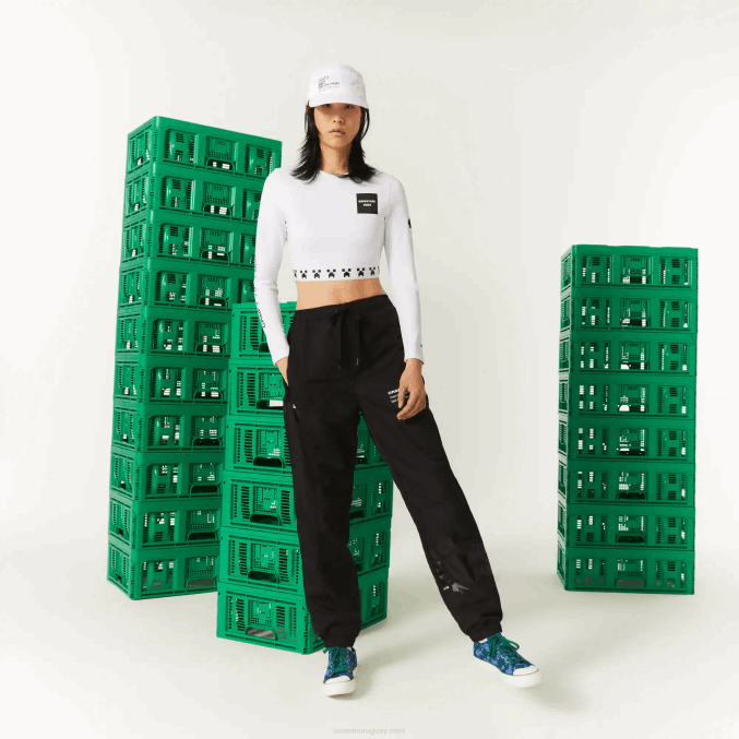 negro 031 VVL0A1175 hombres Lacoste pantalones de chándal de nailon live x minecraft