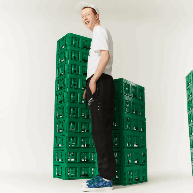 negro 031 VVL0A1175 hombres Lacoste pantalones de chándal de nailon live x minecraft
