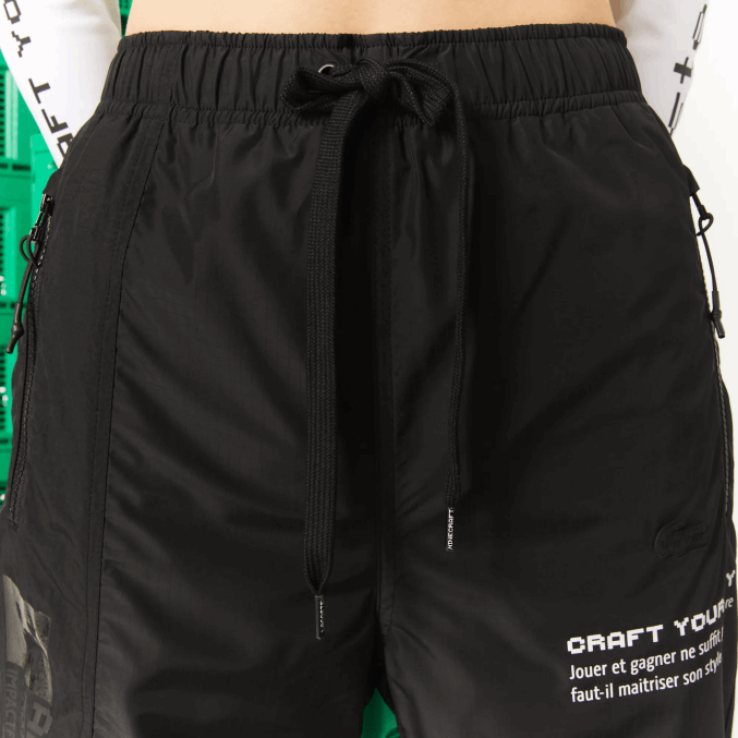 negro 031 VVL0A1175 hombres Lacoste pantalones de chándal de nailon live x minecraft