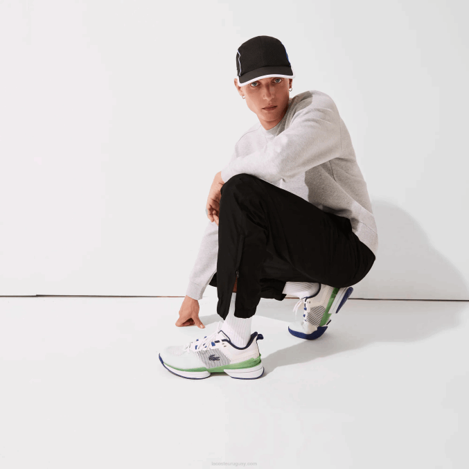 negro 031 VVL0A550 hombres Lacoste pantalones deportivos de tejido ligero