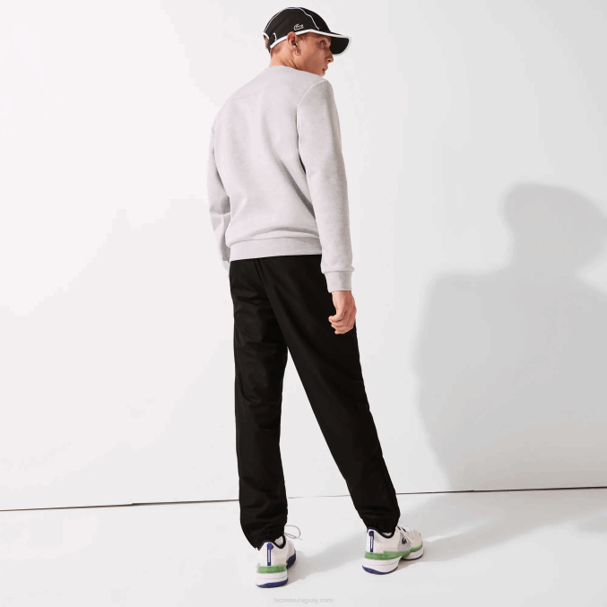 negro 031 VVL0A550 hombres Lacoste pantalones deportivos de tejido ligero