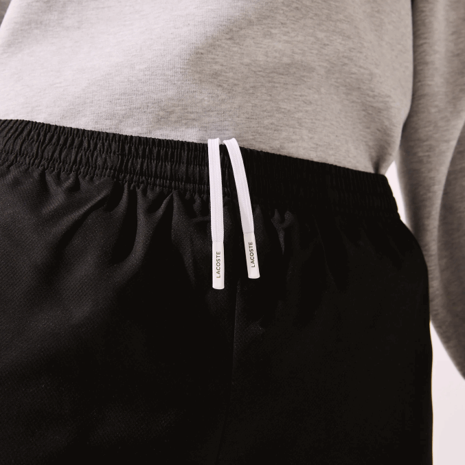 negro 031 VVL0A550 hombres Lacoste pantalones deportivos de tejido ligero