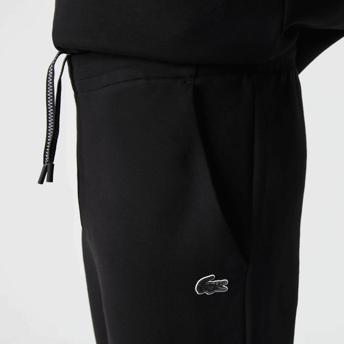 negro 031 VVL0A973 hombres Lacoste pantalones de chándal de corte slim con logo
