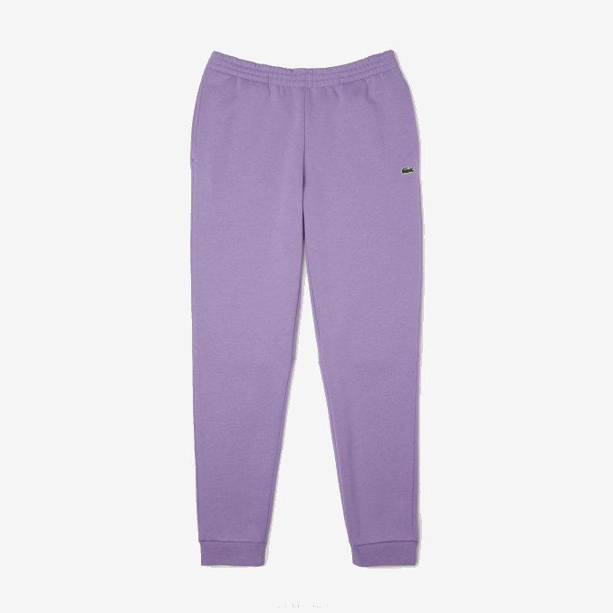 púrpura gfu VVL0A995 hombres Lacoste pantalones de chándal tapered fit