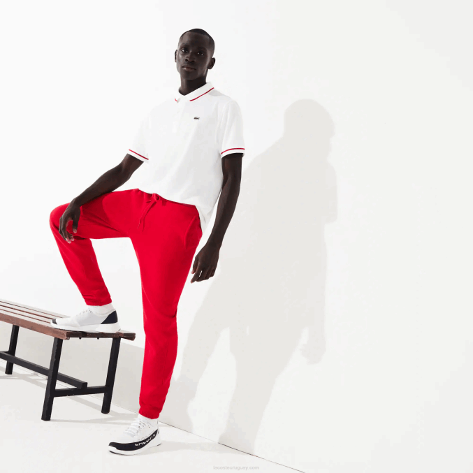 rojo 240 VVL0A1153 hombres Lacoste pantalones de chándal sport tenis polar
