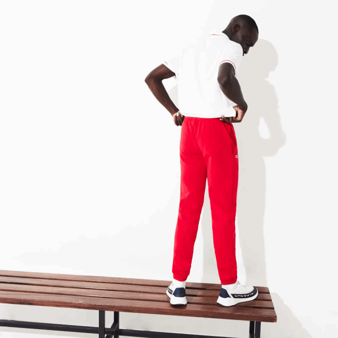 rojo 240 VVL0A1153 hombres Lacoste pantalones de chándal sport tenis polar