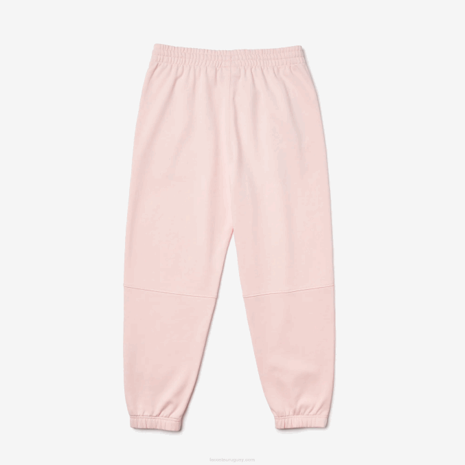 rosa claro t03 VVL0A1050 hombres Lacoste pantalones de chándal de algodón orgánico
