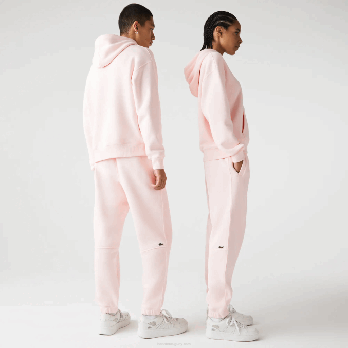 rosa claro t03 VVL0A1050 hombres Lacoste pantalones de chándal de algodón orgánico