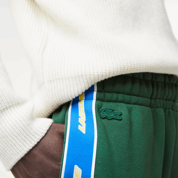 verde 132 VVL0A1026 hombres Lacoste pantalones de chándal con logo