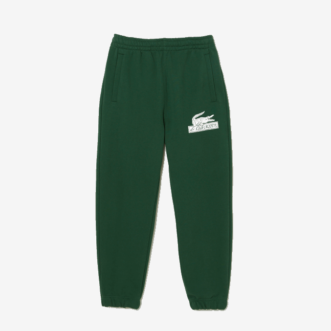 verde 132 VVL0A292 hombres Lacoste pantalones de chándal de algodón orgánico
