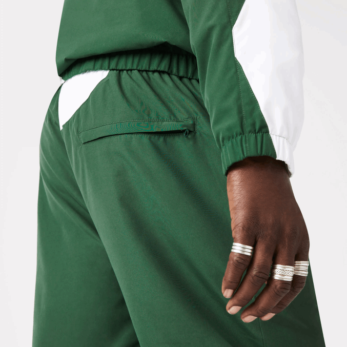 verde blanco 291 VVL0A1072 hombres Lacoste pantalones de chándal con estampado Heritage