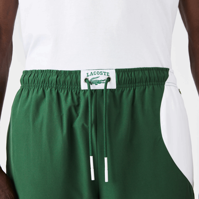 verde blanco 291 VVL0A1072 hombres Lacoste pantalones de chándal con estampado Heritage