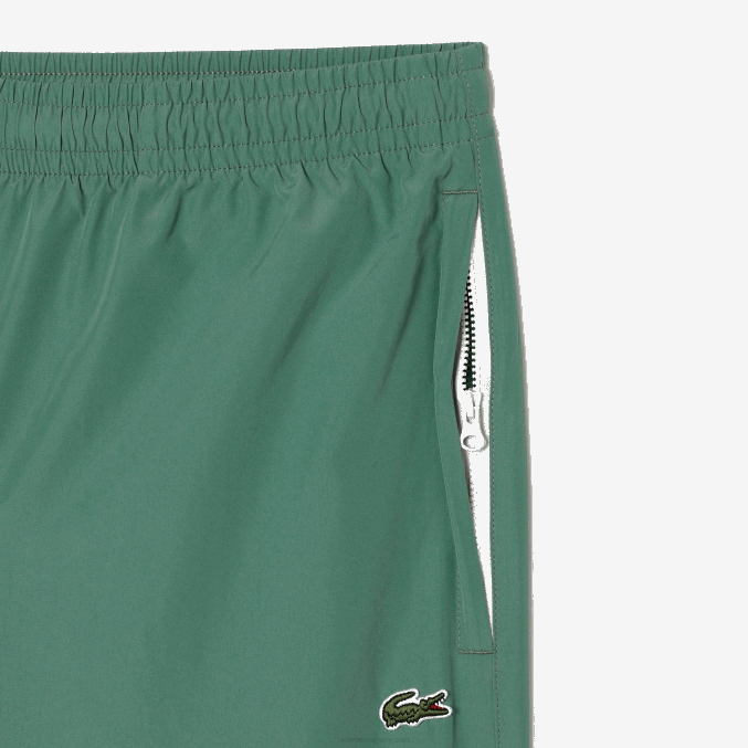 verde caqui kx5 VVL0A331 hombres Lacoste pantalones de chándal repelentes al agua regular fit