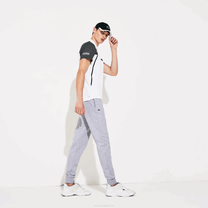 lomo gris cca VVL0A964 hombres Lacoste pantalones de chándal deportivos de tenis