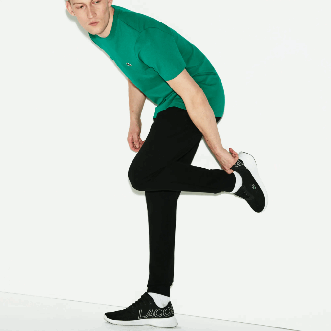 negro 031 VVL0A958 hombres Lacoste pantalones de chándal deportivos de tenis